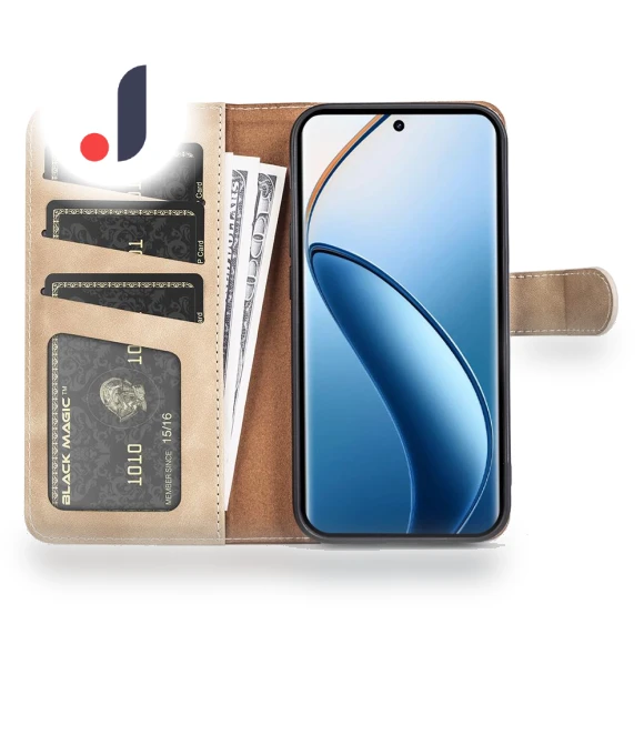 Color Splicing Leather Phone Cover with Wallet Card Slots — Flip Cases, Smartwatch 2025