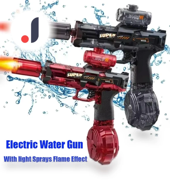 Electric Water Gun with LED Light — Beach Toys, Yiran bag