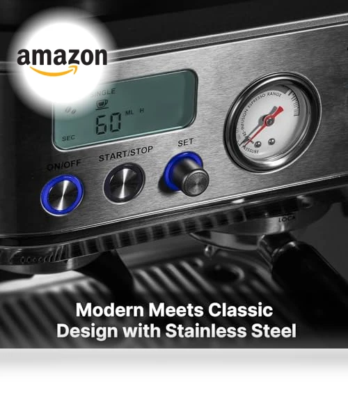 Espresso Machine with Grinder — Electric Coffee Grinders, URintells Cuising