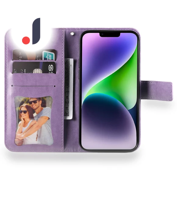 Floral Pattern PU Leather Wallet Stand Phone Cover — Phone Accessories, Smartwatch 2025