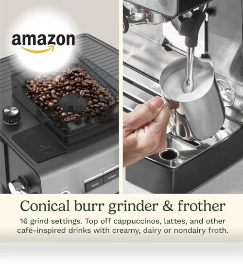 Grind & Brew Espresso Machine — Electric Blade Coffee Grinders, Cuisinart