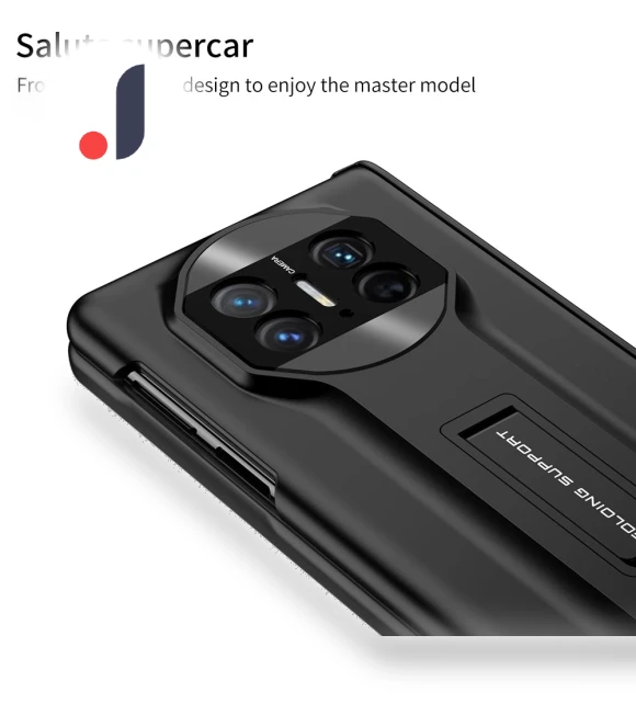 Hidden Kickstand Folding Phone Case with Glass Screen Protector — Screen Protectors, Smartwatch 2025