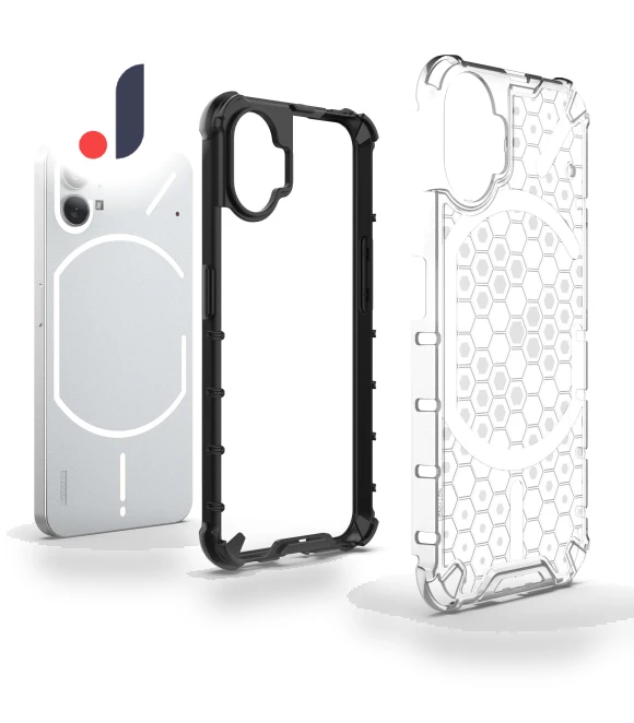 Honeycomb Textured TPU+PC Cover — Basic Cases, Smartwatch 2025
