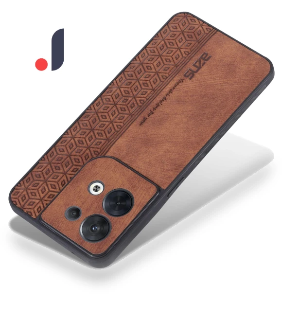 Imprinted PU Leather Coated TPU Back Cover Anti-drop Cell Phone Case — Smartwatch Protectors, Smartwatch 2025