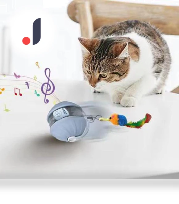 Infrared Interactive Rolling Cat Toy — Cat Playthings, Boyuan