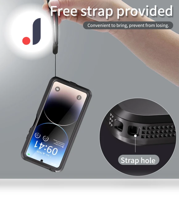 IP68 Waterproof Case with Screen Protector — Screen Protectors, REDPEPPER