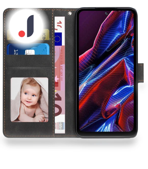 Leather Phone Case Stand Wallet Cover with Strap — Phone Accessories, Smartwatch 2025