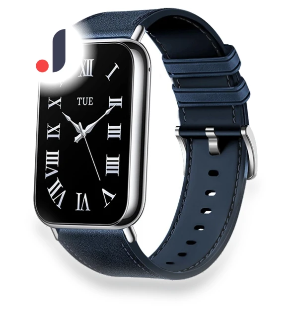 Leather Textured Silicone Wrist Strap — Fitness Bands, Samrtwatch Bands Straps
