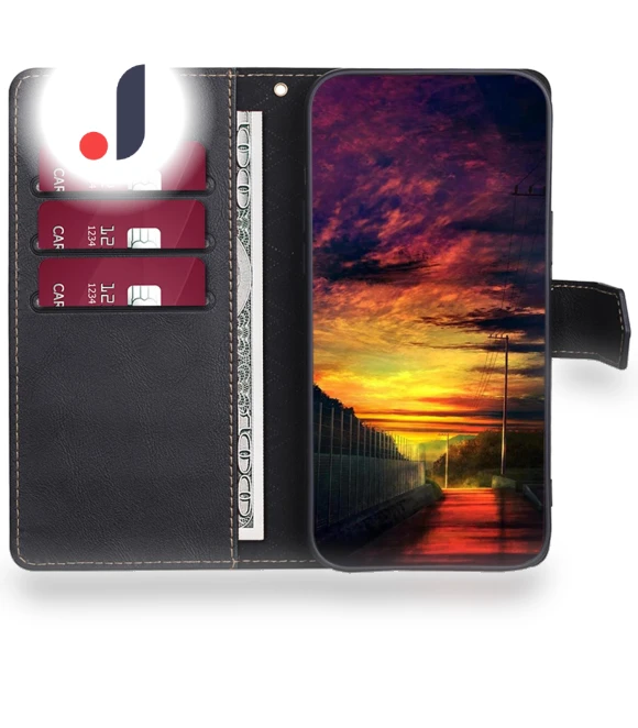 Leather Wallet Phone Cover with RFID Blocking — Passport Wallets, Smartwatch 2025