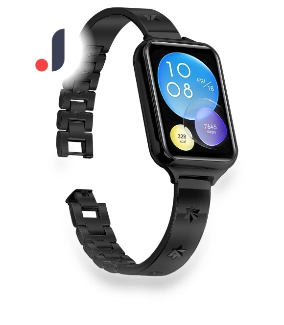Metal Watch Band Snowflake Pattern Starlight — Bands, Smartwatch 2025