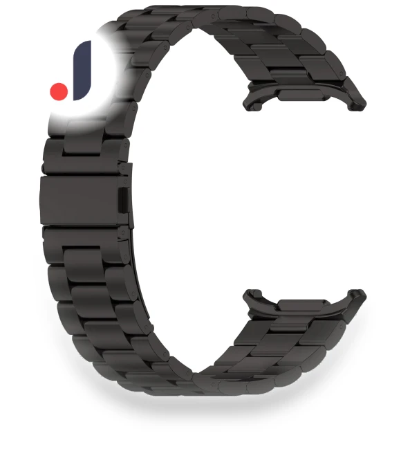 Metal Watch Band Three-Beads Steel Wrist Strap — Bands, Smartwatch 2025