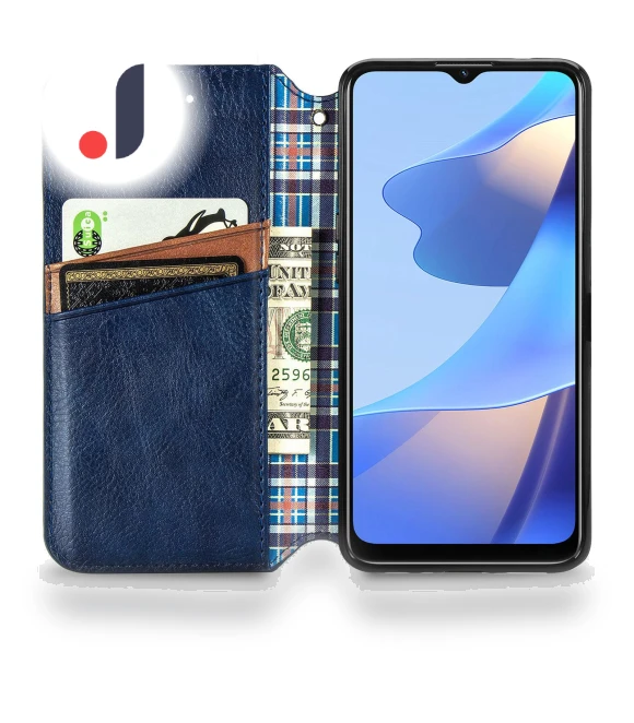 PU Leather Case Rhombus Imprint Wallet Stand Phone Cover — Phone Accessories, Smartwatch 2025