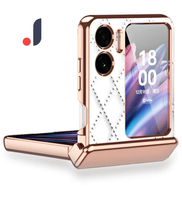 PU Leather Coated PC Anti-drop Phone Case with Magnetic Hinge Cover — Flip Cases, Smartwatch 2025