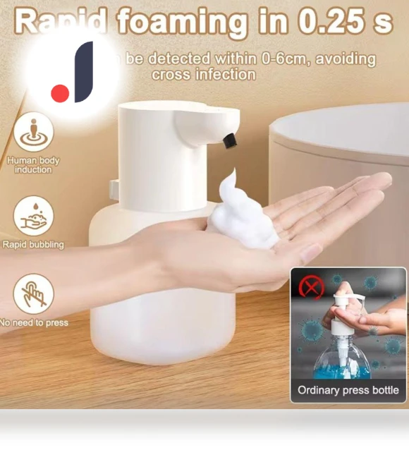 Rechargeable Hand Sanitizer Sterilizer Wall Mount Smart Foam Machine — Hand Dryers, Chunlian