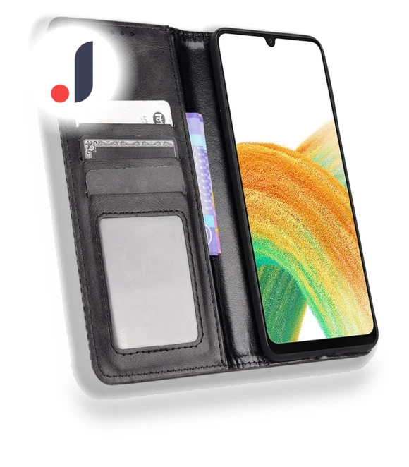 Retro PU Leather Wallet Phone Cover with Mosaic Imprint — Phone Accessories, Smartwatch 2025