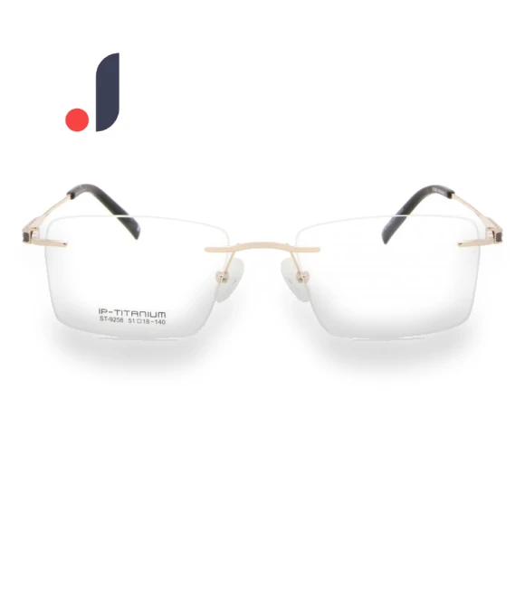 Rimless Rectangle Gold Eyeglasses — Smart Glasses, SmartBuy Collection