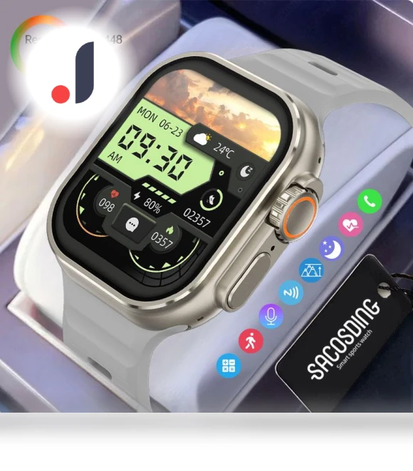 Smart Watch with AMOLED Display — Smartwatches, SACOSDING