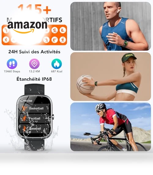 Smart Watch with Heart Rate Monitor — Smartwatches, taopodo