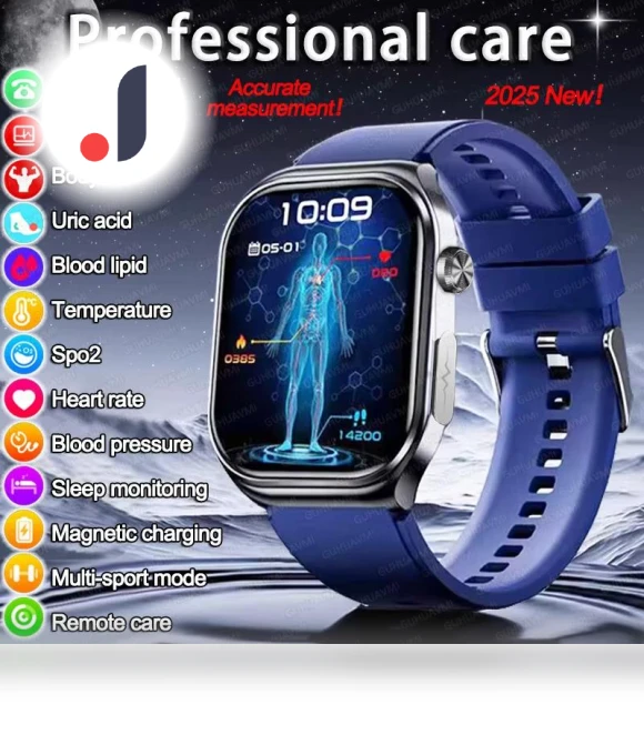 Smartwatch with ECG+PPG and AI Health Diagnostics — Smartwatches, ElectronicsHome