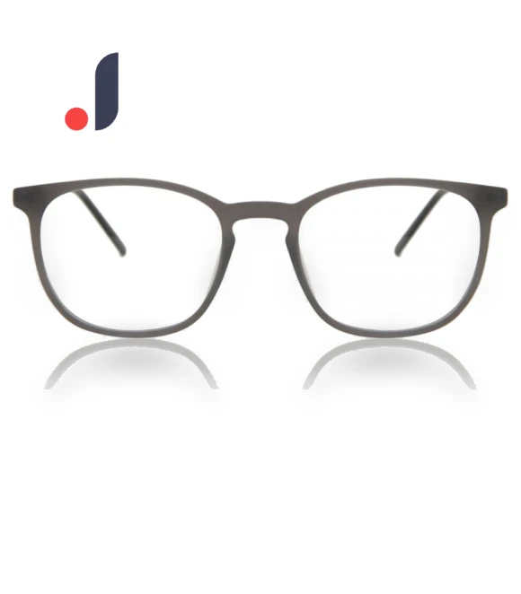 Square Grey Unisex Eyeglasses — Smart Glasses, SmartBuy Collection