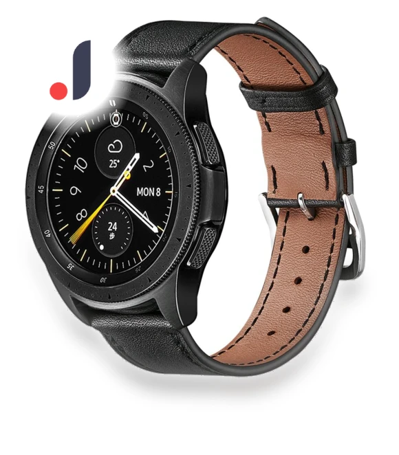 Textured Genuine Leather Replacement Strap — Bands, Smartwatch 2025
