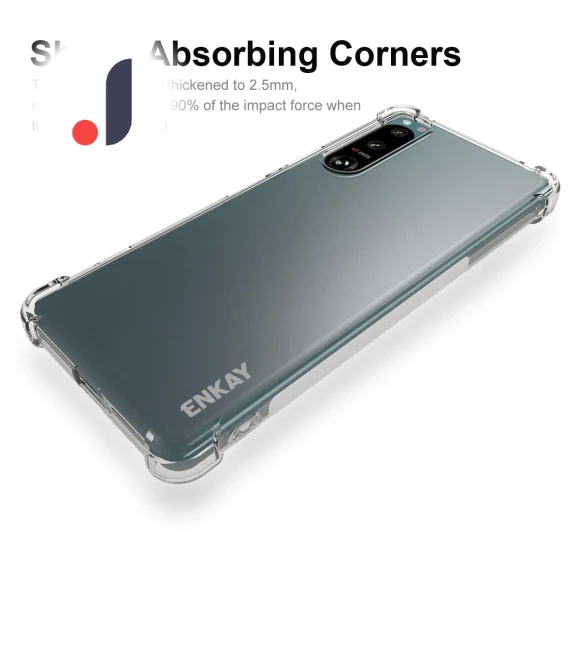 Transparent Phone Cover with Air Buffer Anti-slip Strip Edge — Screen Protectors, Smartwatch 2025
