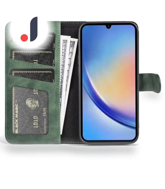 Wallet Case Dual Color Splicing Stand — Phone Accessories, Smartwatch 2025