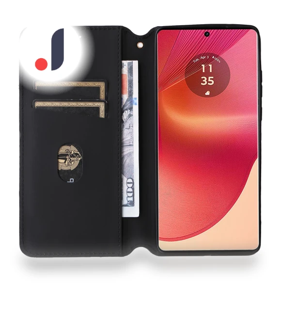 Wallet Case Magnetic Closing Phone Leather Cover — Flip Cases, Smartwatch 2025