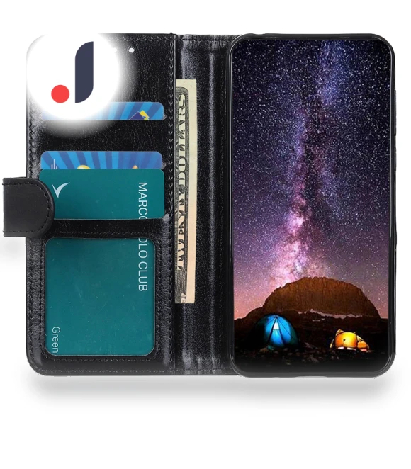 Wallet Stand Magnetic Clasp PU Leather Flip Phone Case — Flip Cases, Smartwatch 2025
