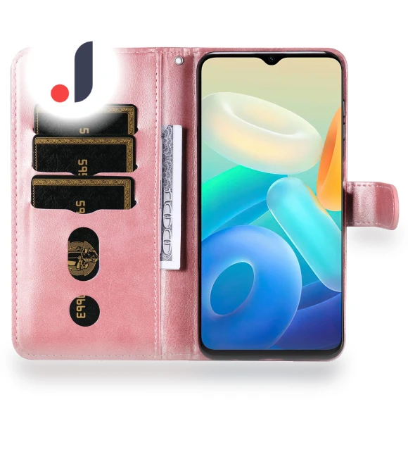 Well-protected Anti-fall PU Leather Wallet Phone Cover — Flip Cases, Smartwatch 2025