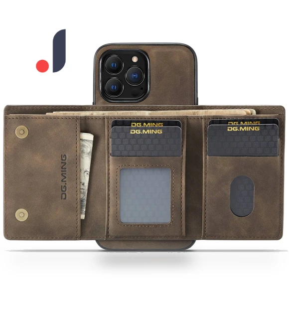 Anti-fall Anti-wear Detachable Magnetic 2-in-1 Wallet Phone Case — Battery Charger Cases, Smartwatch 2025