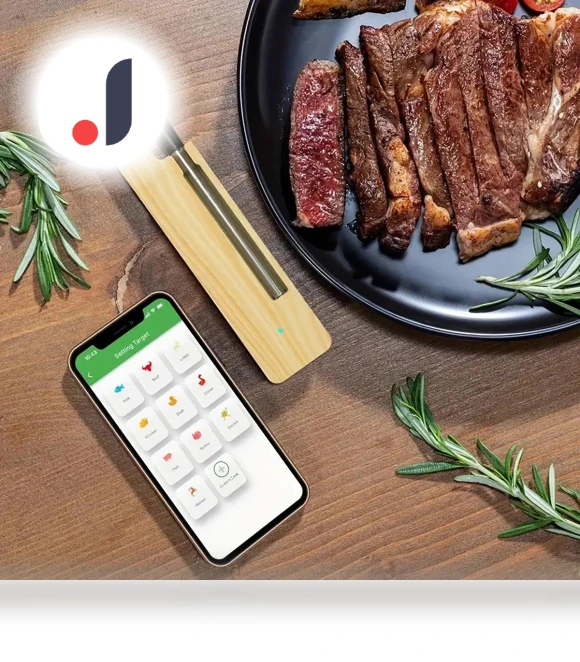 Bluetooth Meat Thermometer — Grill Thermometers, Leisure outdoor
