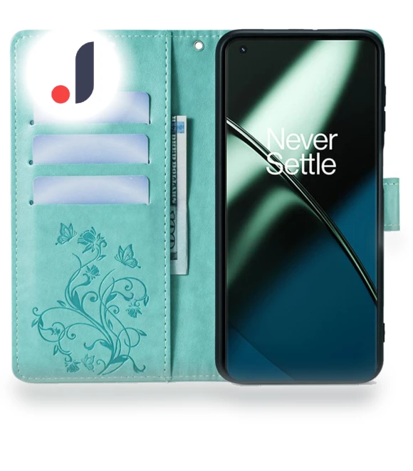 Butterfly Flower Imprinted PU Leather Flip Phone Cover — Flip Cases, Smartwatch 2025