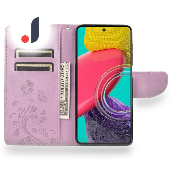 Butterfly Flower Imprinted Wallet Case — Phone Accessories, Smartwatch 2025