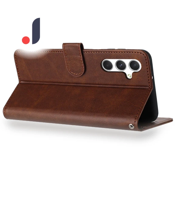 Calf Texture Stand Phone Case Wallet — Phone Accessories, Smartwatch 2025