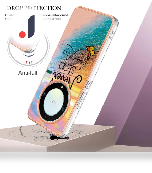 Case with IMD Marble Flower Pattern TPU Mobile Back Cover — Basic Cases, Smartwatch 2025