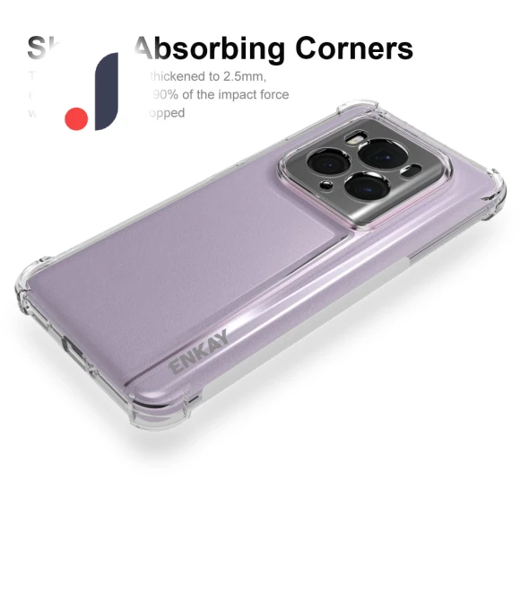 Clear Case Thickened Corners Soft TPU Phone Cover — Basic Cases, Smartwatch 2025
