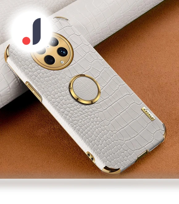Crocodile Texture Ring Kickstand Case — Phone Accessories, Smartwatch 2025