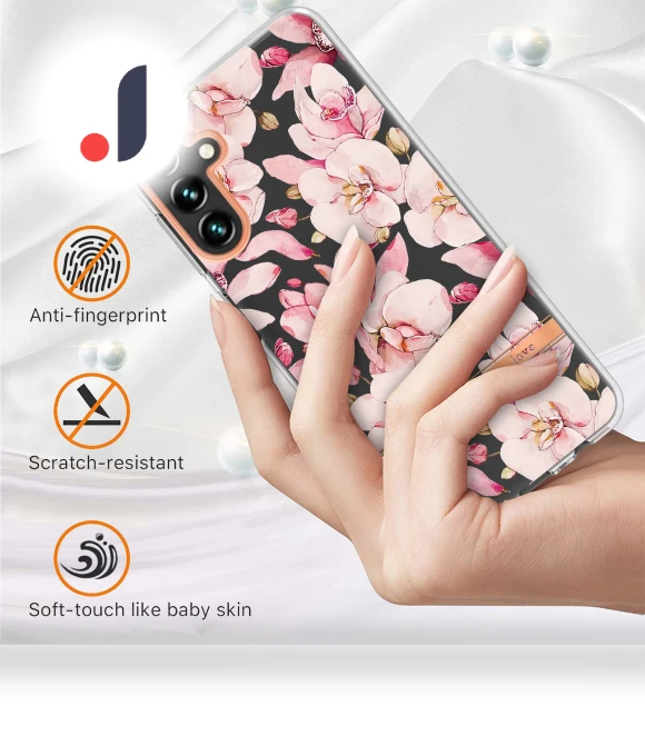 Flower Pattern Electroplated TPU Back Cover — Bumpers, Smartwatch 2025