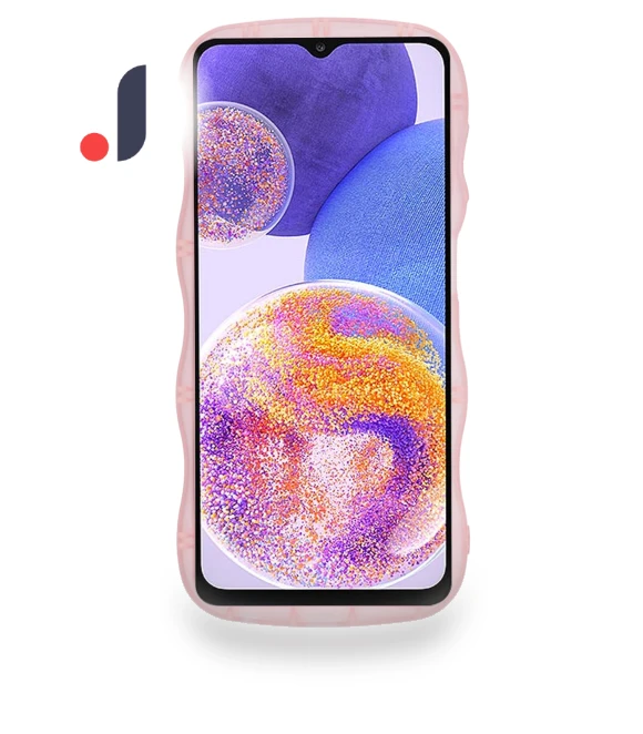 Glitter Stars TPU Phone Cover with Wavy Edge — Phone Accessories, Smartwatch 2025