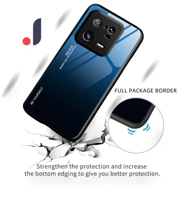 Gradient Color Tempered Glass Phone Case — Phone Accessories, Smartwatch 2025