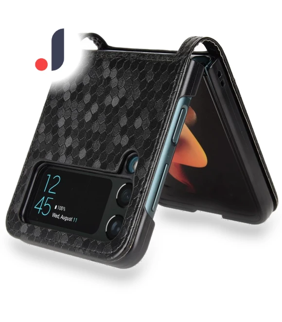 Imprinted Dot Pattern PU Leather Drop-proof Case with Card Slot — Bumpers, Smartwatch 2025