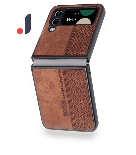 Imprinted Pattern PU Leather Coated Folding PC Case — Screen Protectors, Smartwatch 2025