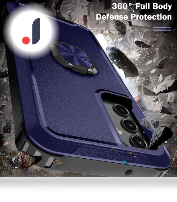 Kickstand Phone Case with Rotatable Ring Holder — Phone Accessories, Smartwatch 2025
