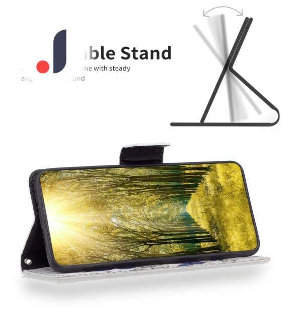 Leather Case Pattern Printing Wallet Stand Flip Cover — Flip Cases, Smartwatch 2025
