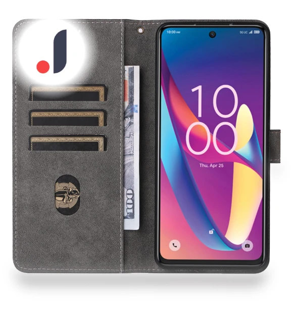 Leather Wallet Stand Phone Cover — Smartwatch Protectors, Smartwatch 2025