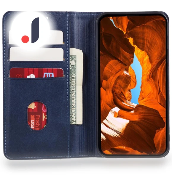 Magnetic Clasp Calf Texture Wallet Case — Flip Cases, Smartwatch 2025
