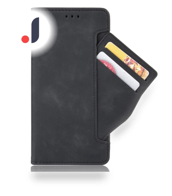 Magnetic Closing Shockproof Multi-Card Slots Wallet Case with Stand — Flip Cases, Smartwatch 2025