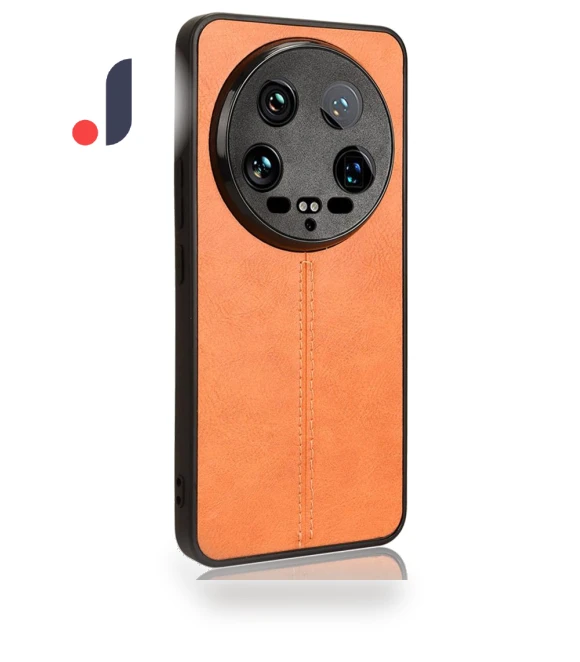 Phone Cover Cowhide Texture Stitching Line Shockproof Back Case — Bumpers, Smartwatch 2025