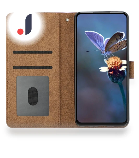 PU Leather Butterfly Imprinted Stand Shell Wallet Phone Case — Flip Cases, Smartwatch 2025